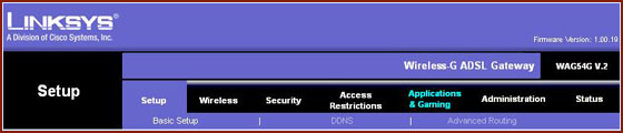 LINKSYS WAG54G emule LINKSYS WAG54G emule